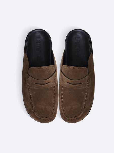 SUEDE LEATHER MULES