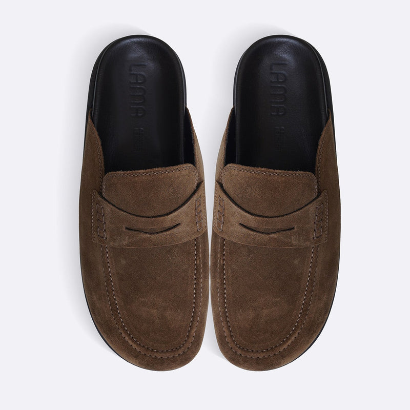 SUEDE LEATHER MULES