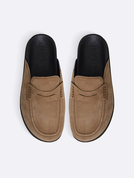 SUEDE LEATHER MULES