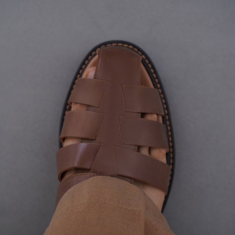 CLASSIC FISHERMAN LEATHER SANDALS