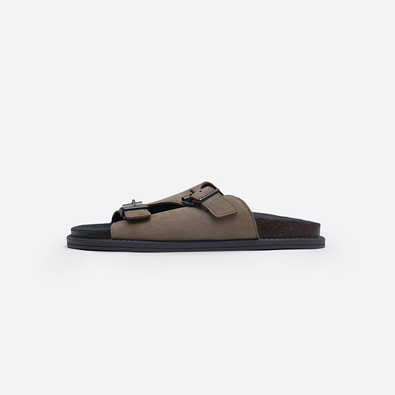 VANTA LEATHER SLIDES