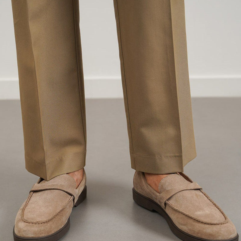 SUEDE LEATHER LOAFERS