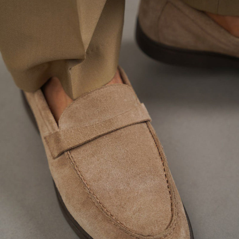 SUEDE LEATHER LOAFERS
