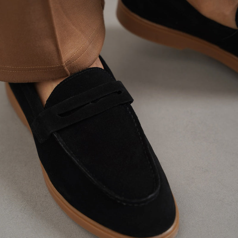 SUEDE LEATHER LOAFERS