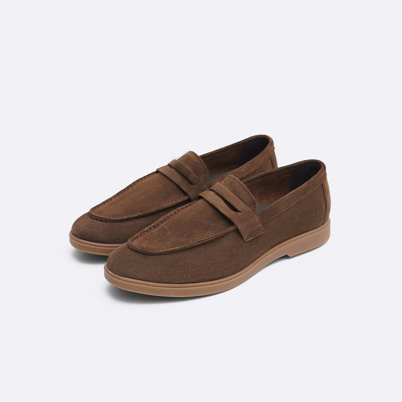 SUEDE LEATHER LOAFERS