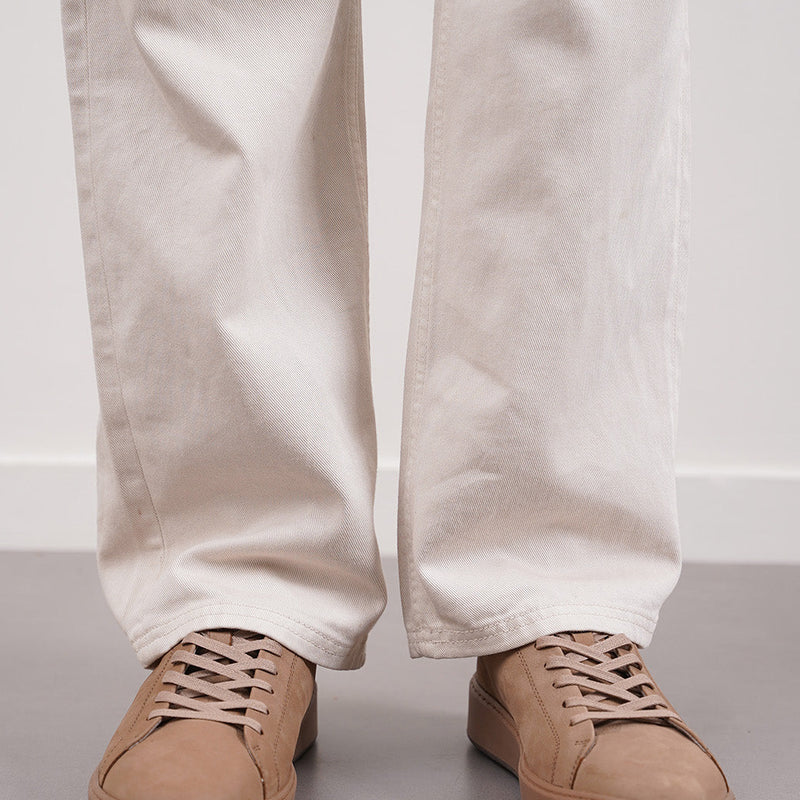 LEATHER LACE-UP SNEAKERS