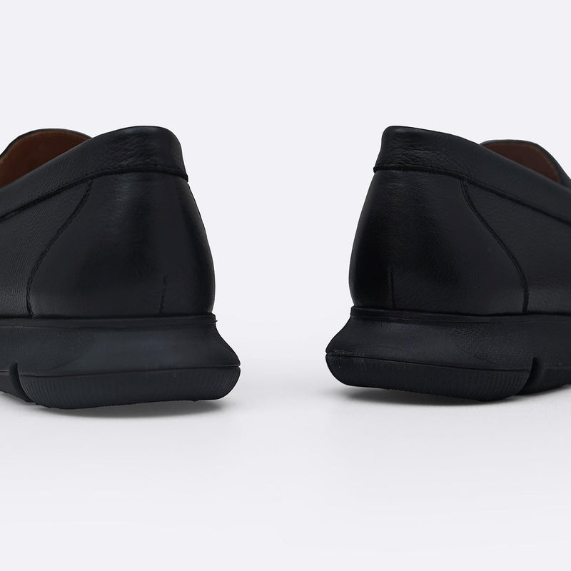 AIR-SOLE LEATHER LOAFERS