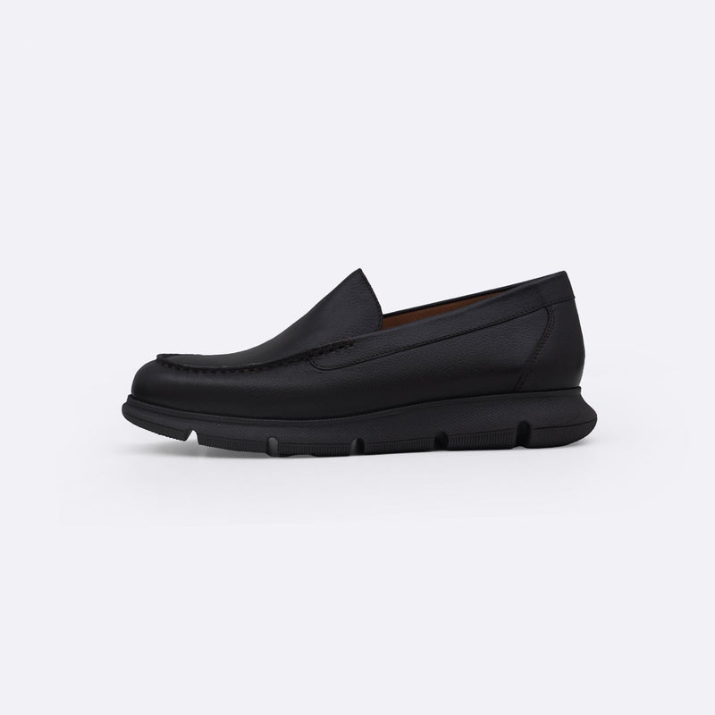 AIR-SOLE LEATHER LOAFERS