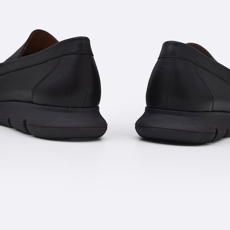 AIR-SOLE LEATHER LOAFERS