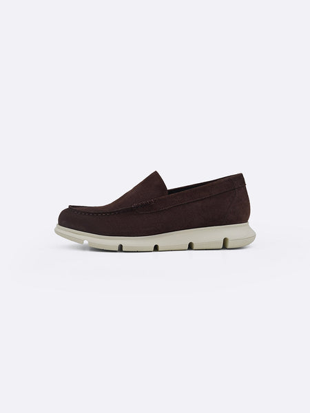 AIR-SOLE SUEDE LOAFERS