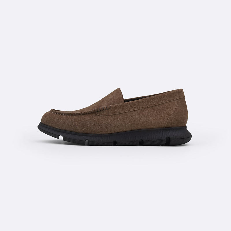 AIR-SOLE SUEDE LOAFERS