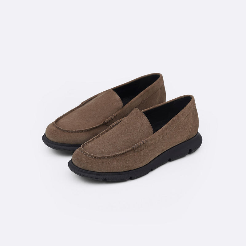 AIR-SOLE SUEDE LOAFERS