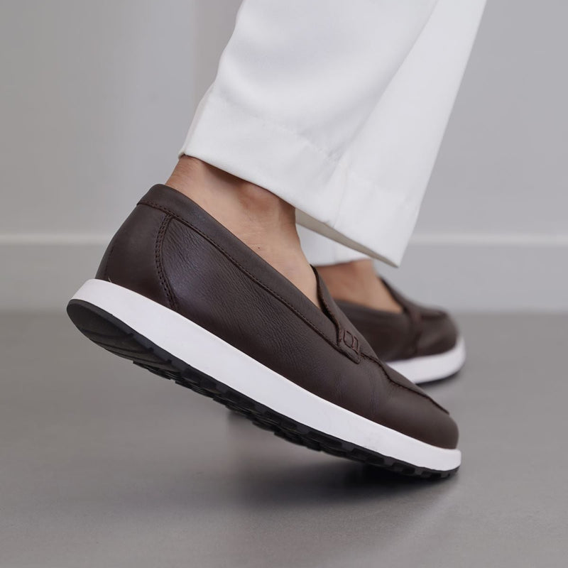 AIR LEATHER LOAFERS