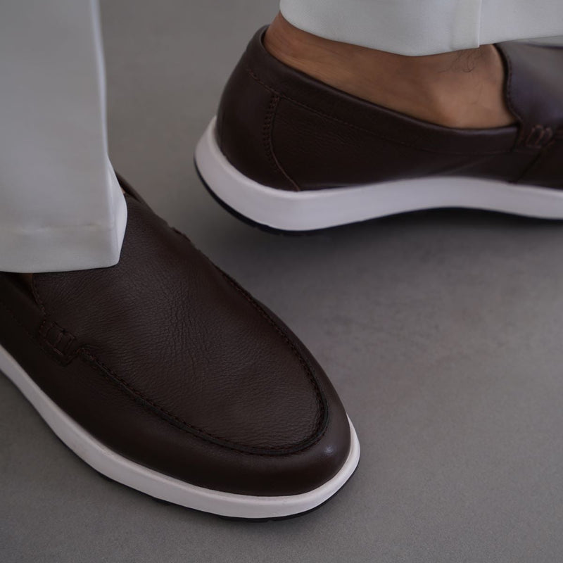 AIR LEATHER LOAFERS