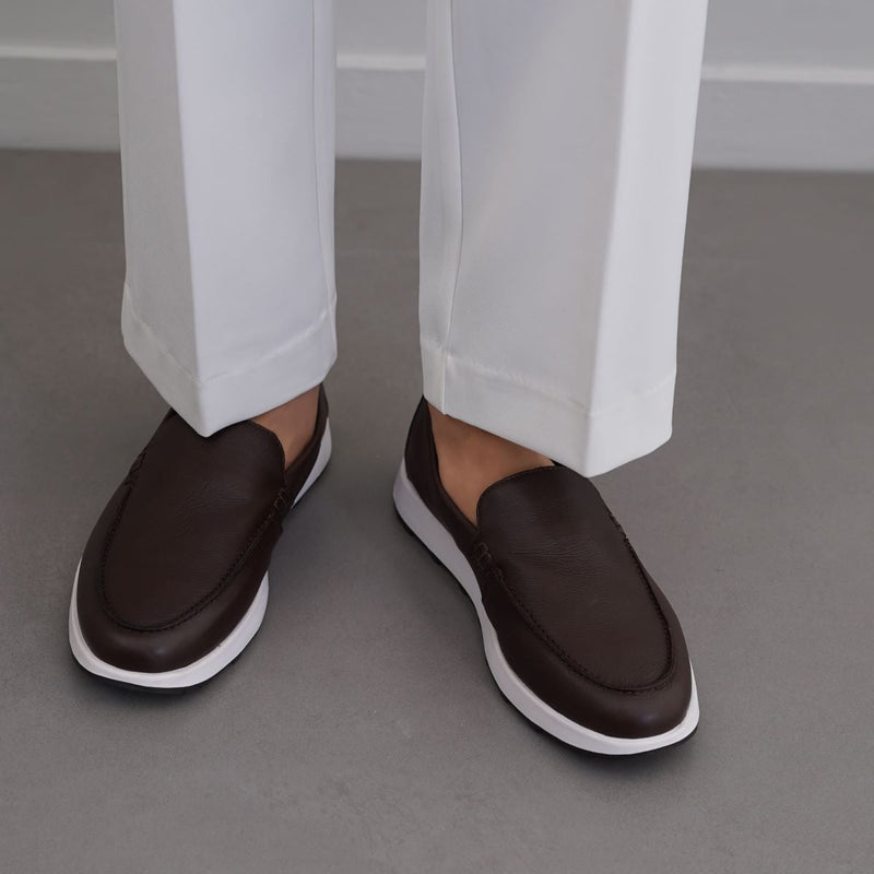 AIR LEATHER LOAFERS