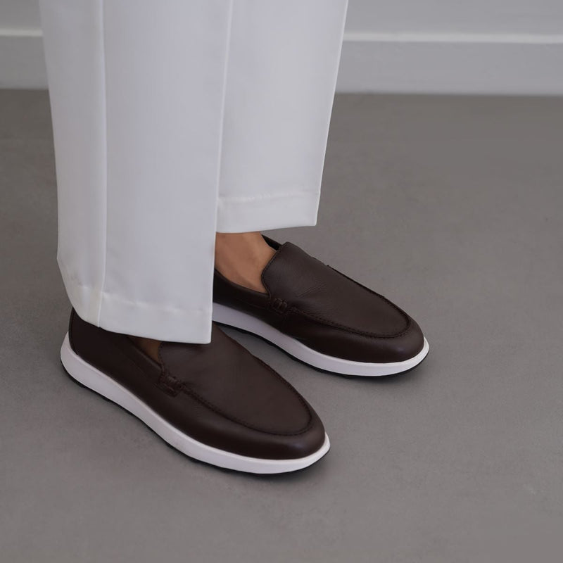 AIR LEATHER LOAFERS