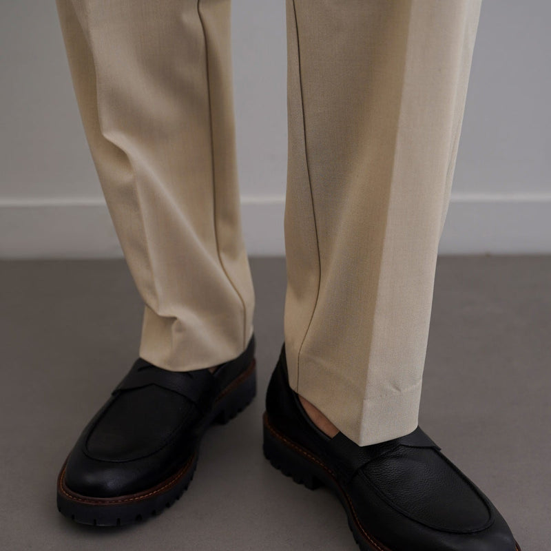 CHUNKY LEATHER LOAFERS