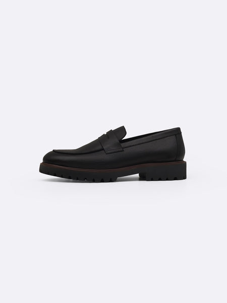 CHUNKY LEATHER LOAFERS