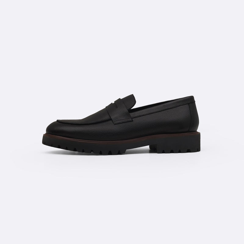 CHUNKY LEATHER LOAFERS