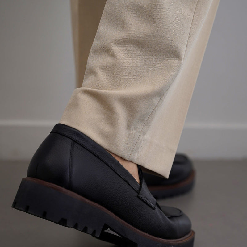 CHUNKY LEATHER LOAFERS