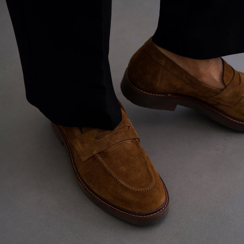 SUEDE LEATHER LOAFERS