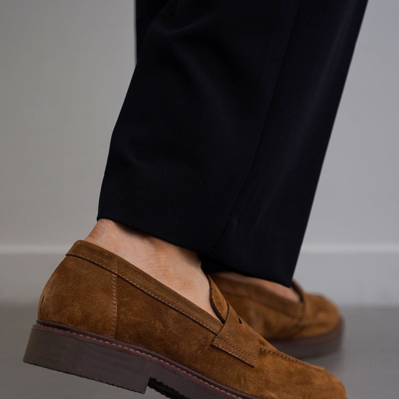 SUEDE LEATHER LOAFERS