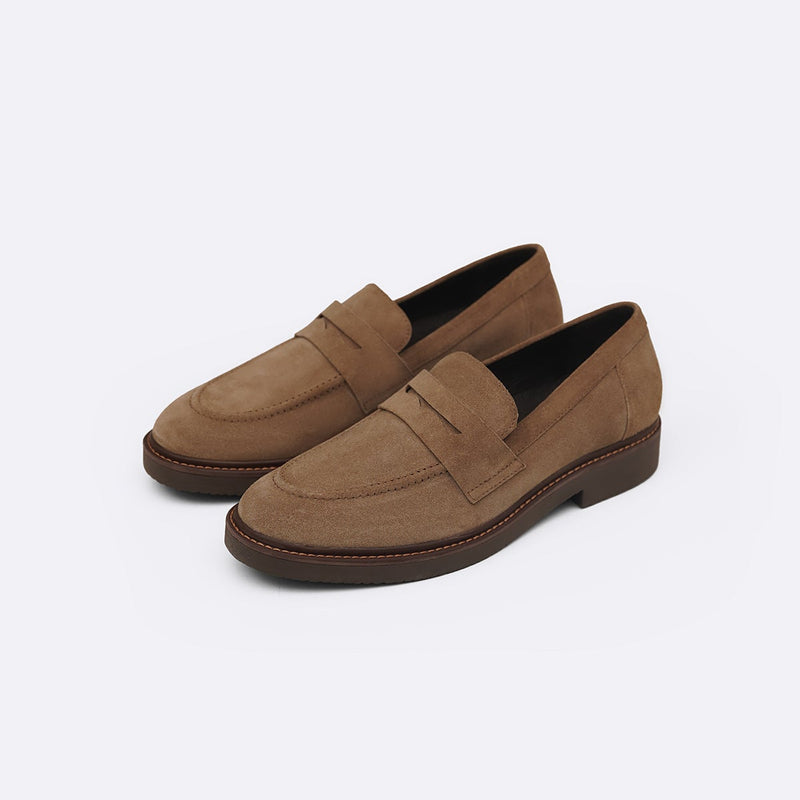 SUEDE LEATHER LOAFERS