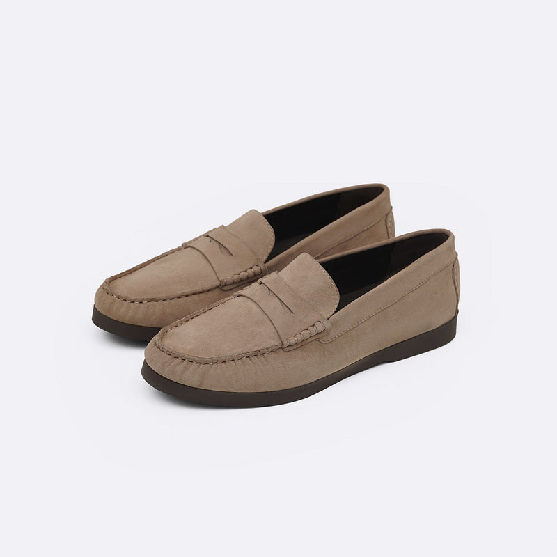 GOAT SUEDE LEATHER LOAFERS