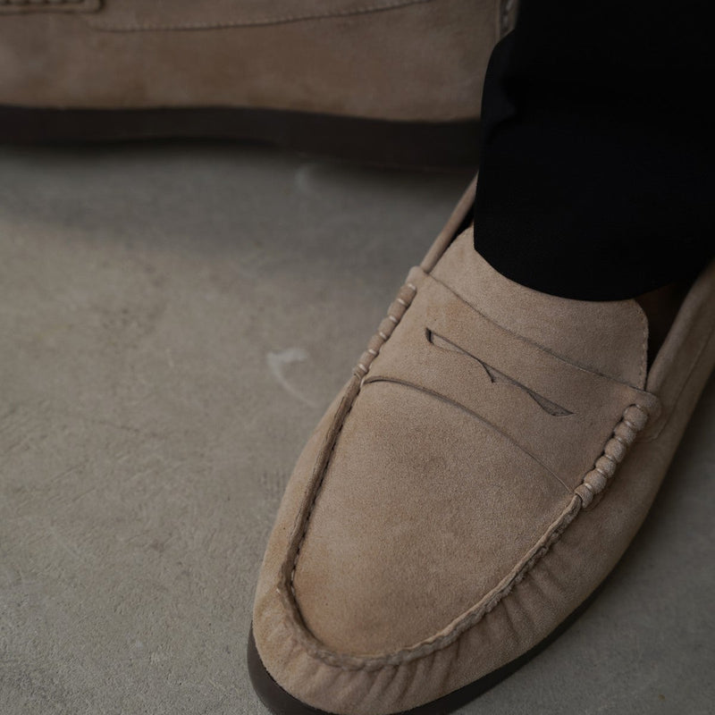 GOAT SUEDE LEATHER LOAFERS