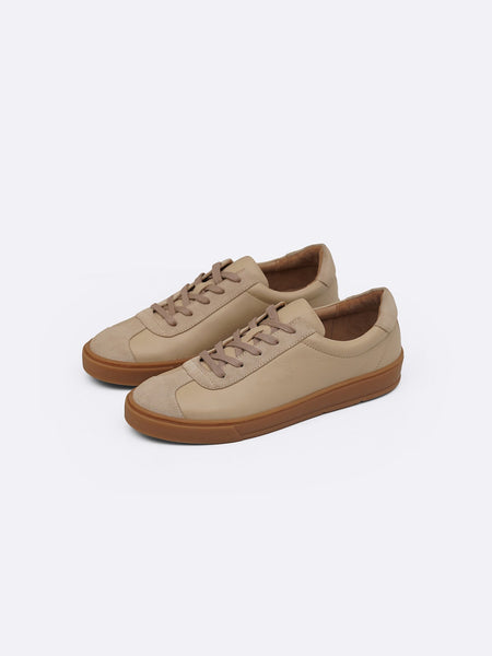 LOW-TOP LEATHER SNEAKERS