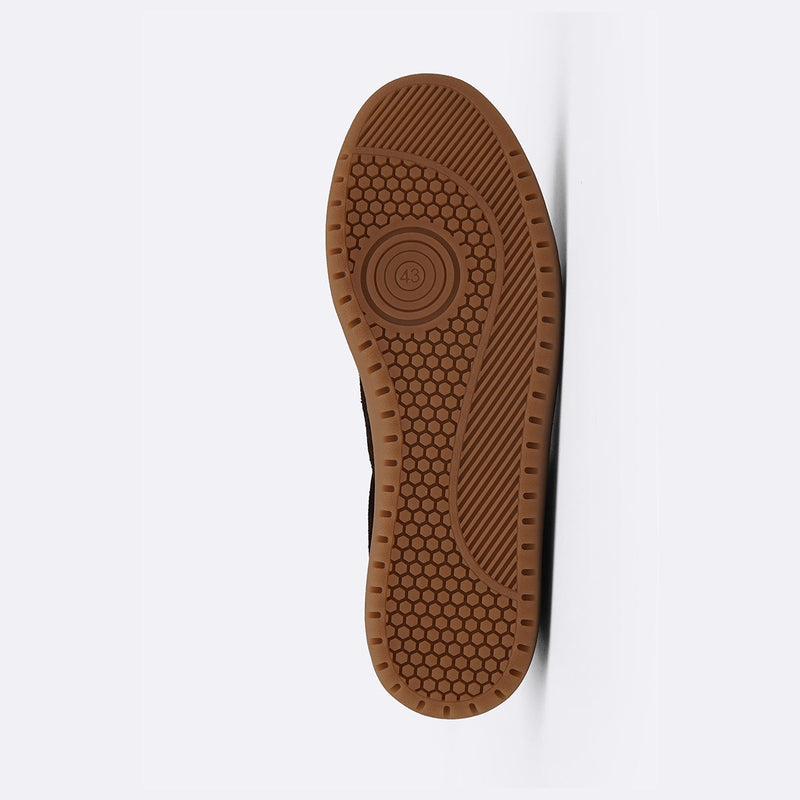 STREETWEAR LOW-TOP LEATHER SNEAKERS