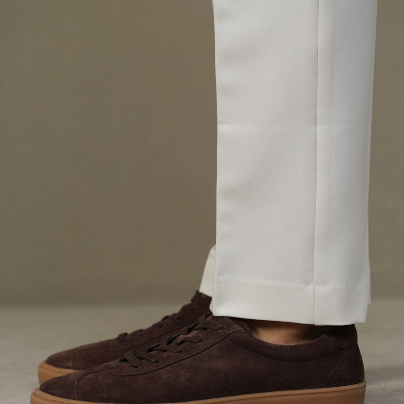 LOW-TOP LEATHER SNEAKERS