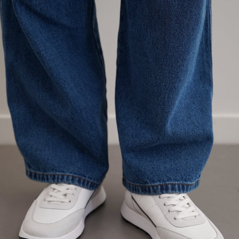 AIR LEATHER SNEAKERS