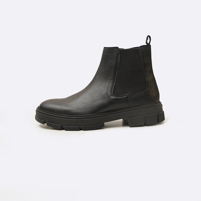 CHUNKY LEATHER BOOTS