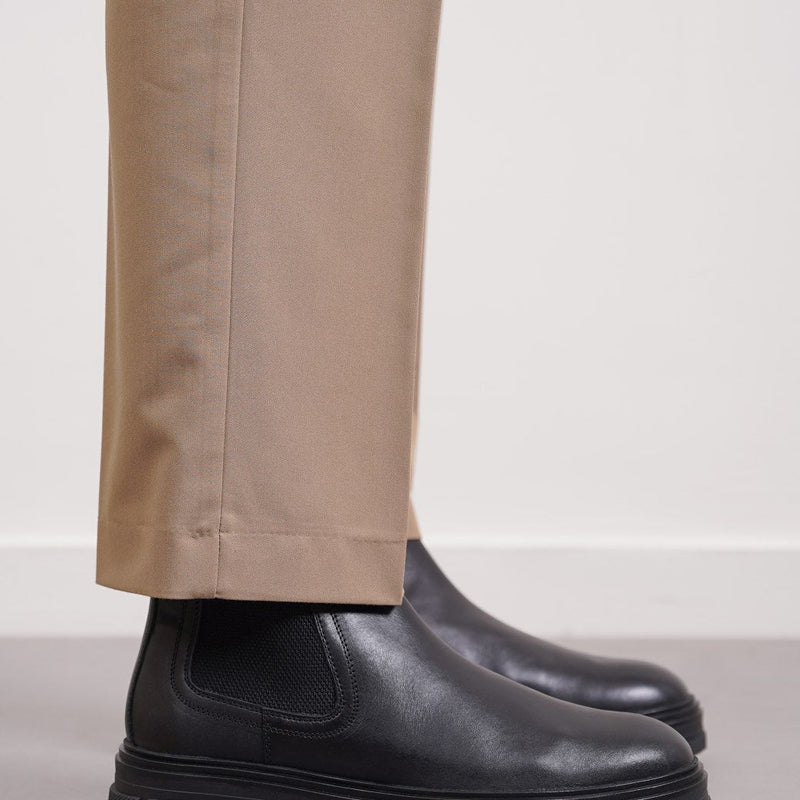 CHUNKY LEATHER BOOTS