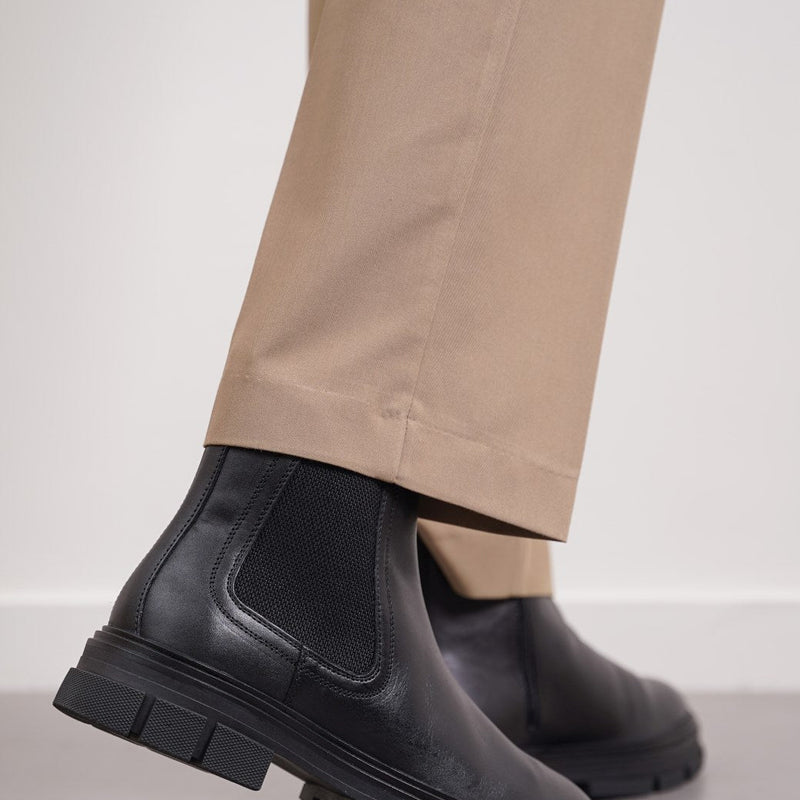 CHUNKY LEATHER BOOTS