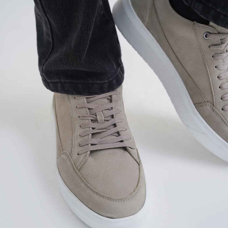 PLATFORM LEATHER SNEAKERS