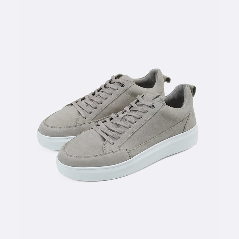 PLATFORM LEATHER SNEAKERS