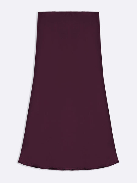 SATIN LONG SKIRT