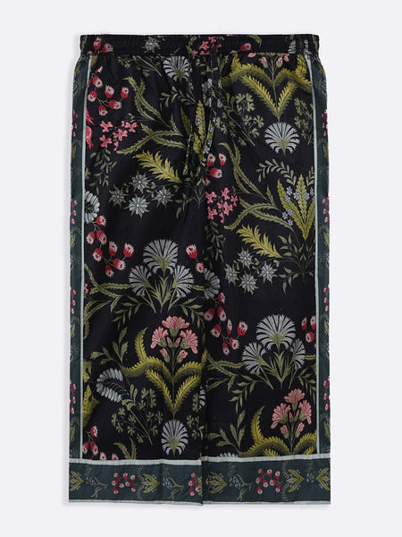 BOTANICAL EMBROIDERED PANTS