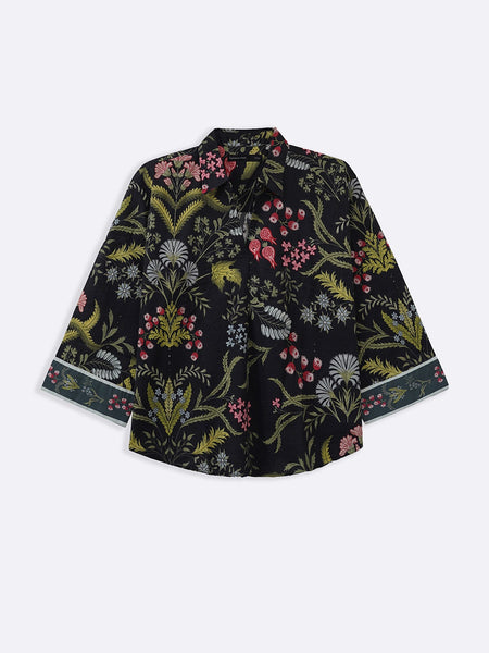 BOTANICAL EMBROIDERED SHIRT