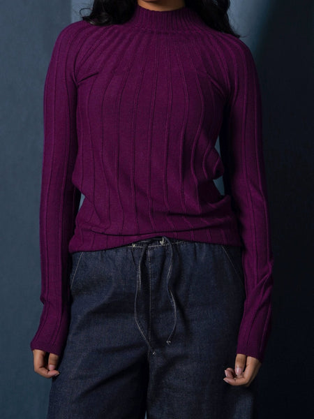 RIBBED BODYCON SWEATER