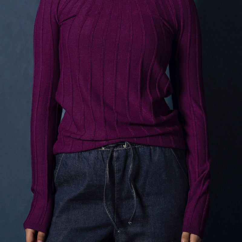 RIBBED BODYCON SWEATER