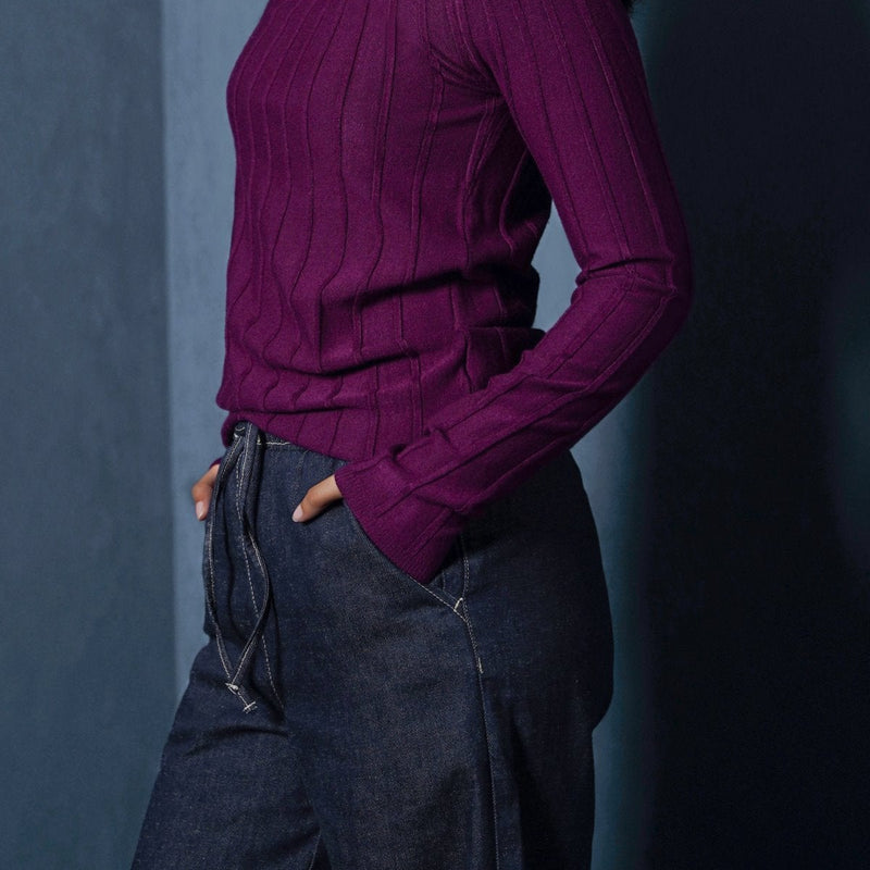 RIBBED BODYCON SWEATER