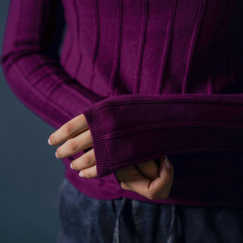 RIBBED BODYCON SWEATER