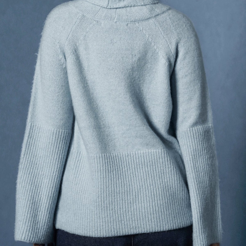 MOROCCO RIB SLEEVE SWEATER