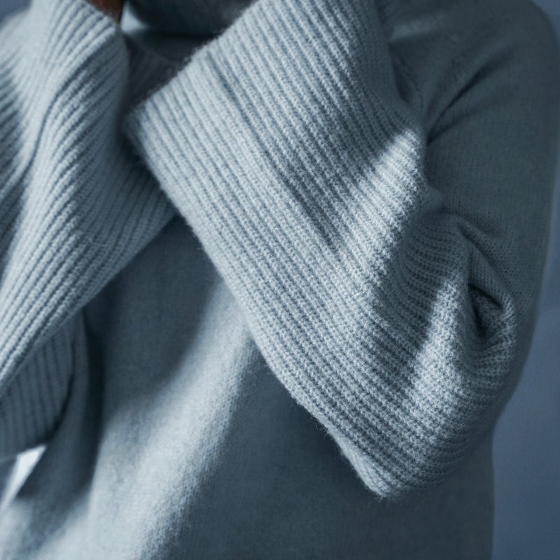 MOROCCO RIB SLEEVE SWEATER