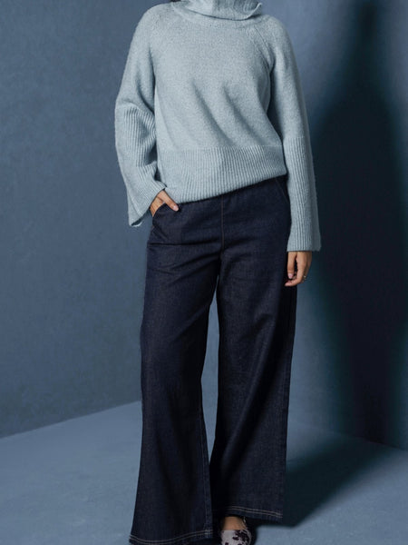 MOROCCO RIB SLEEVE SWEATER