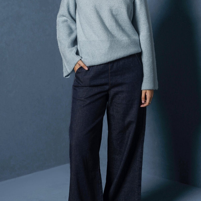 MOROCCO RIB SLEEVE SWEATER