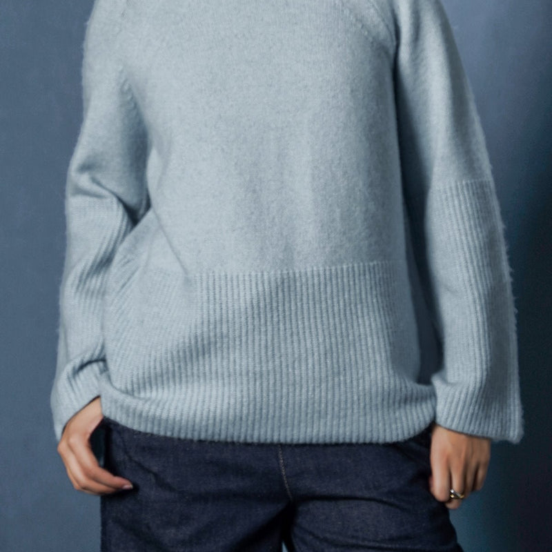 MOROCCO RIB SLEEVE SWEATER